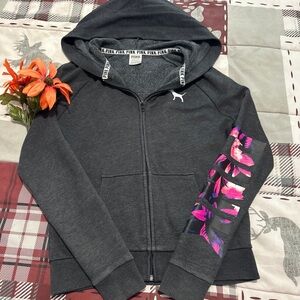 PINK Victoria's Secret Tropical Zip Up!